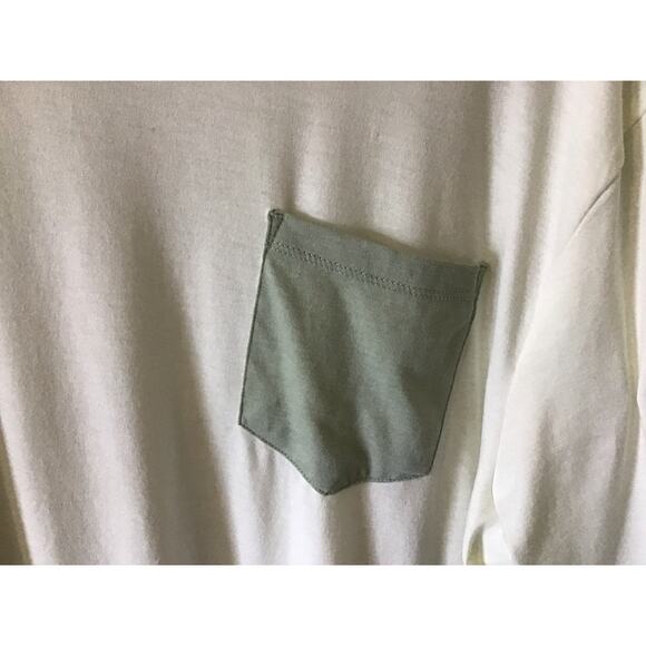 NWOT Thread Wave Cream and Green Shorts and Tee Pajama Set Large - Picture 2 of 12